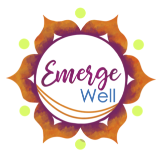 round emerge well logo